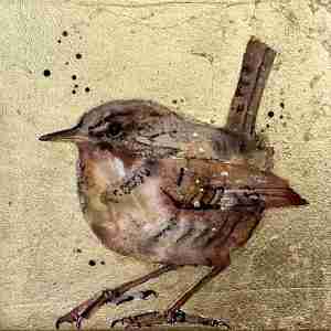 Tiny golden wren